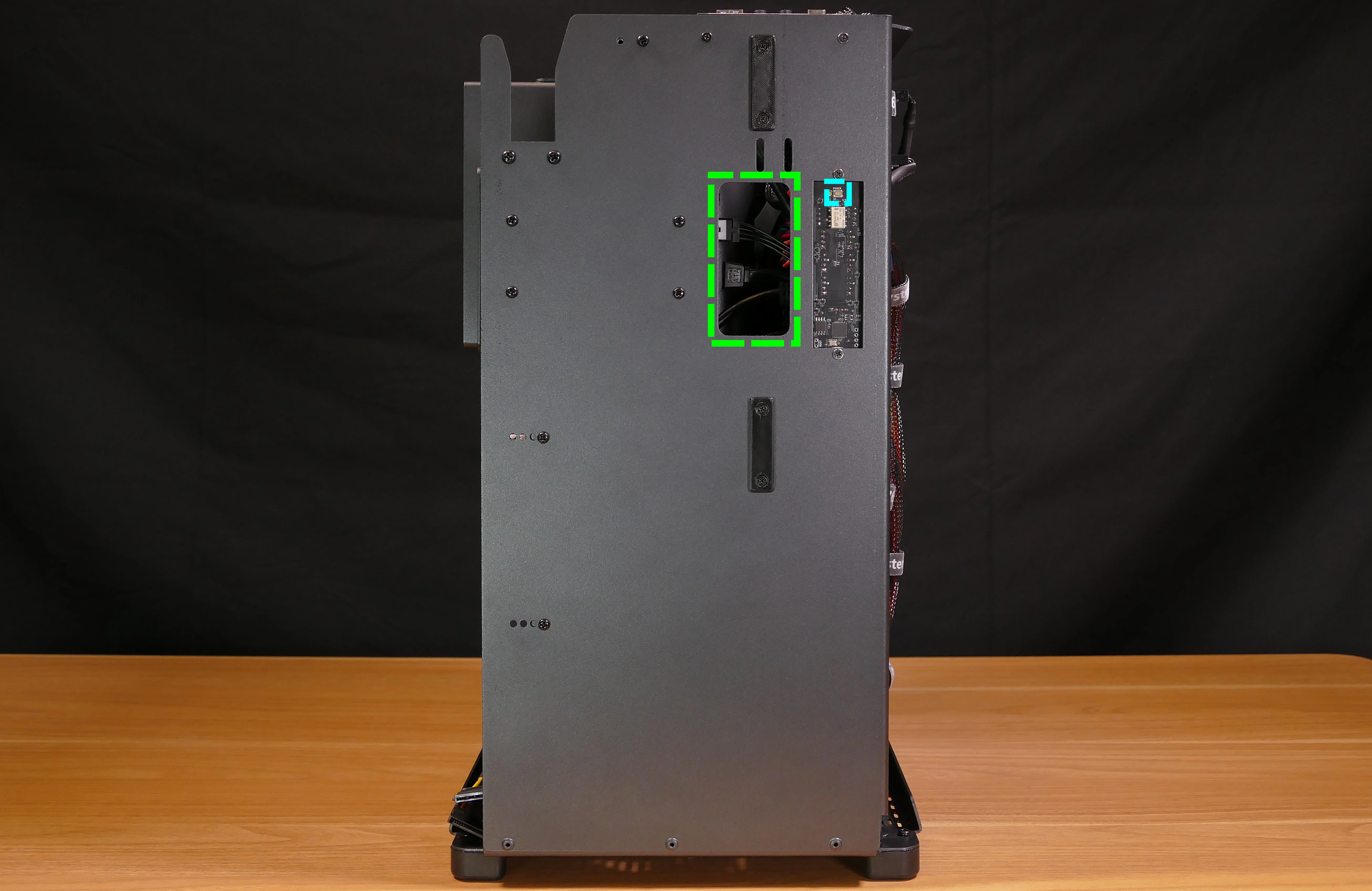 Internal overview (front side)