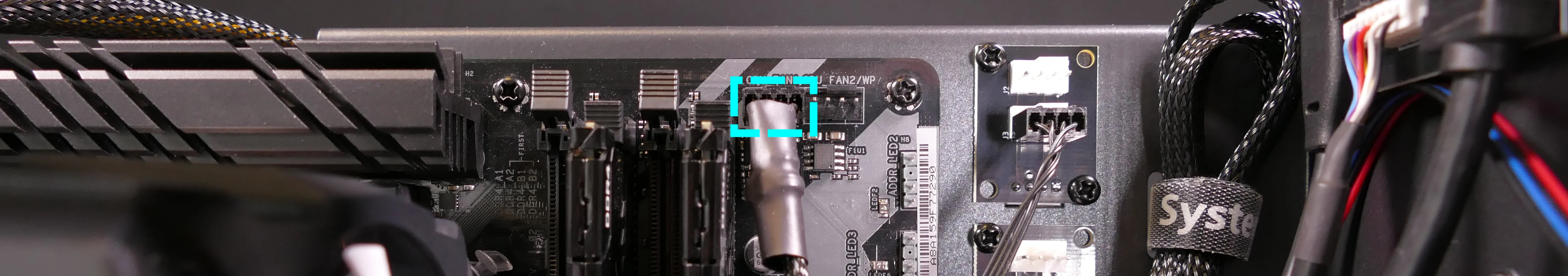 Motherboard CPU output header