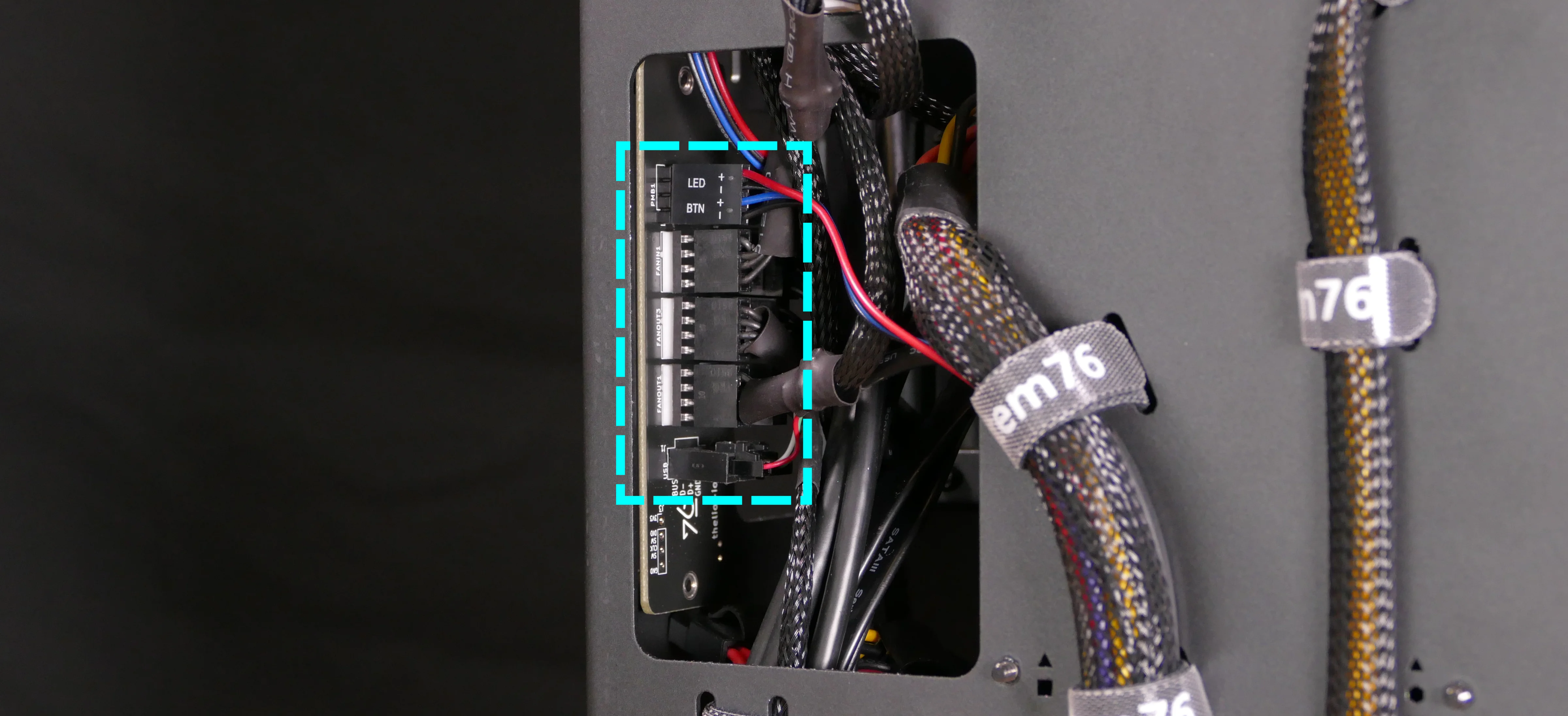 Thelio Io cabling cutout
