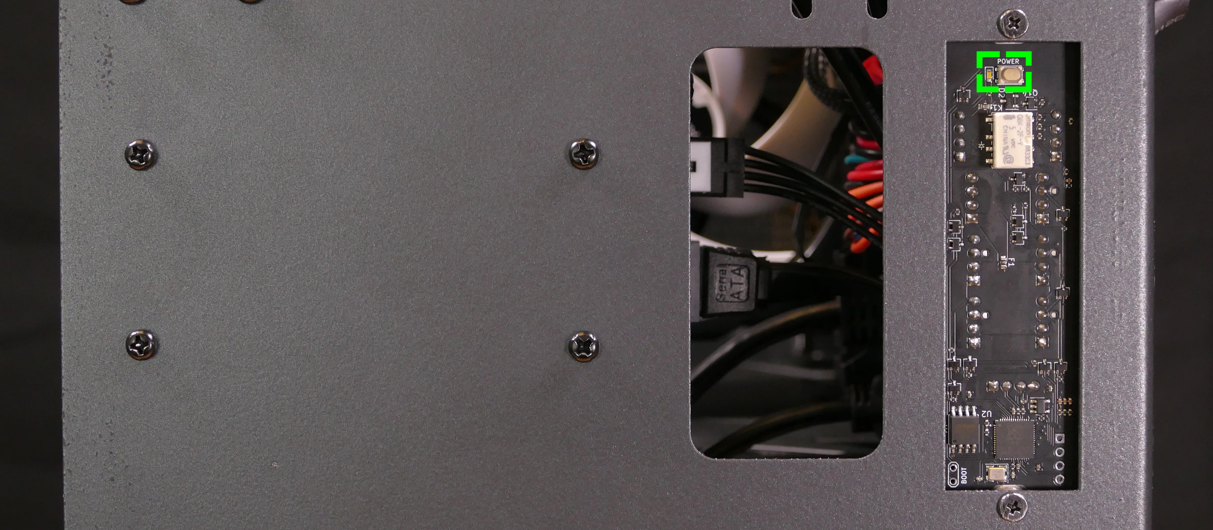 Internal power button